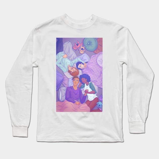 Best Friends (Valentine's Day Themed) Long Sleeve T-Shirt by RiverKai